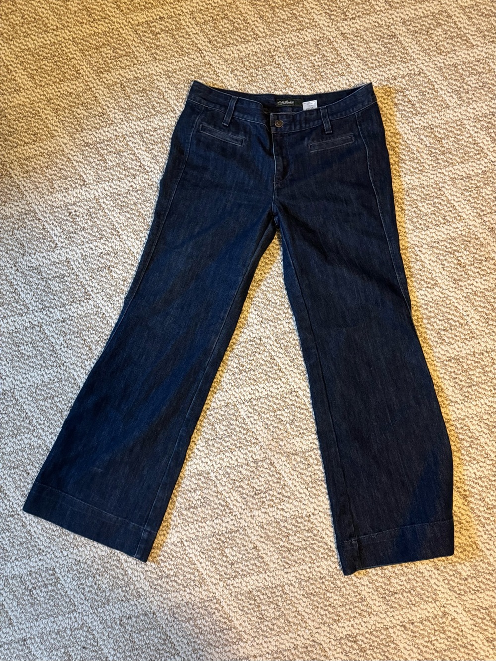 Eddie Bauer Indigo Wide-Leg Jeans